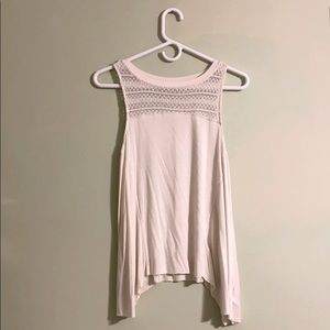 American Eagle White Soft & Sexy Tank Top
